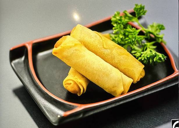 Deep Fried Veggie Spring Roll 炸蔬菜春卷 (4 pcs)